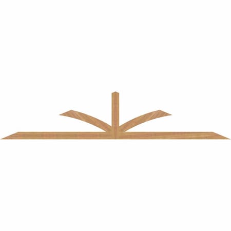 Ekena Millwork Richland Timber Gable Bracket, Western Red Cedar, 108"W x 22"H x 1 1/2"D x 3 1/2"F, 5/12 Pitch GBW108X22X0204RIC00SWR